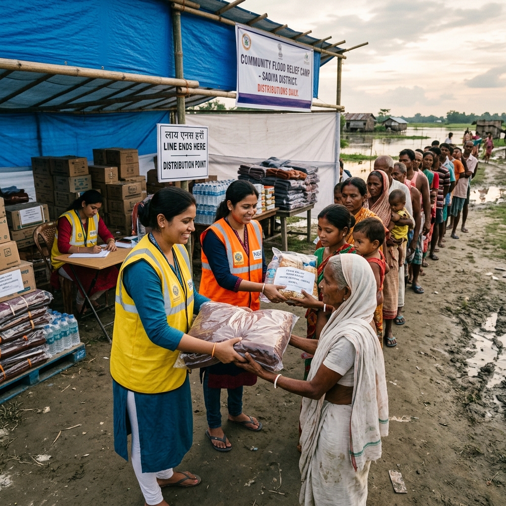 Flood Relief Distribution